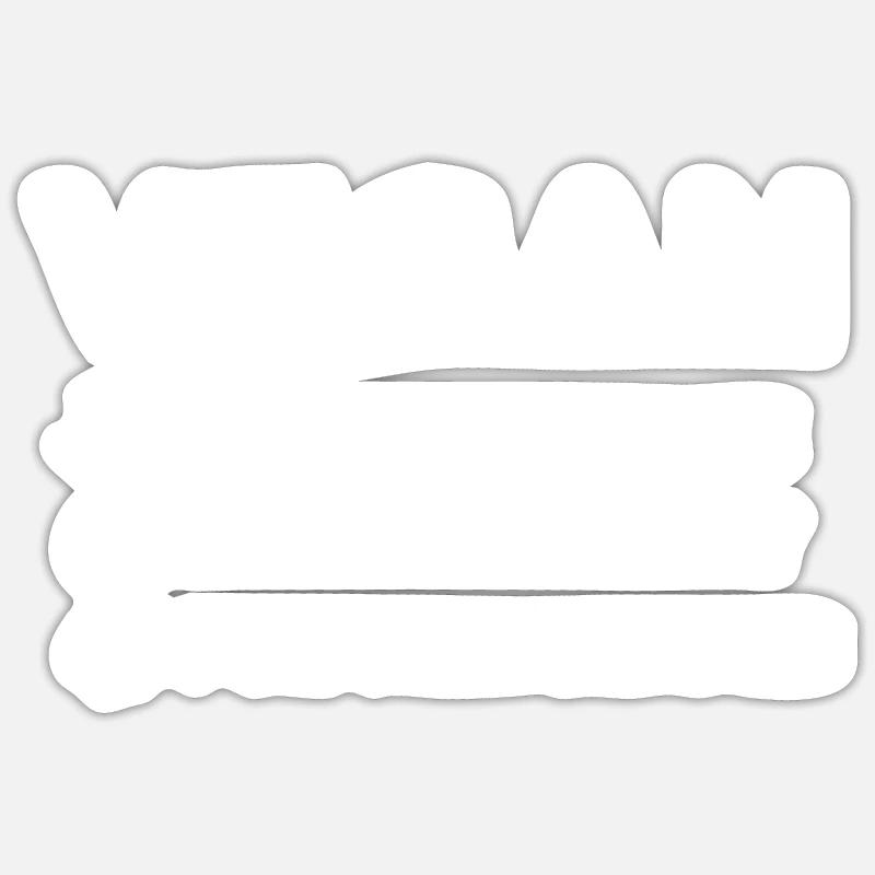 végétalien - Sticker taille S (10 x 10 cm) - blanc mat