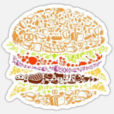 Burger Autocollant
