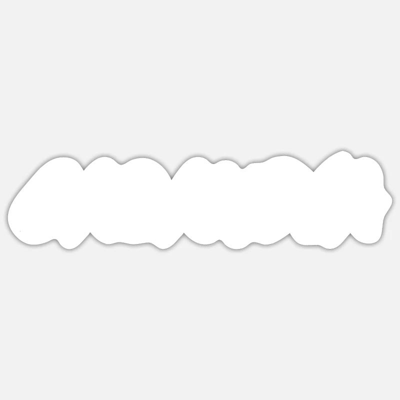 Casanova - Sticker taille S (10 x 10 cm) - blanc mat