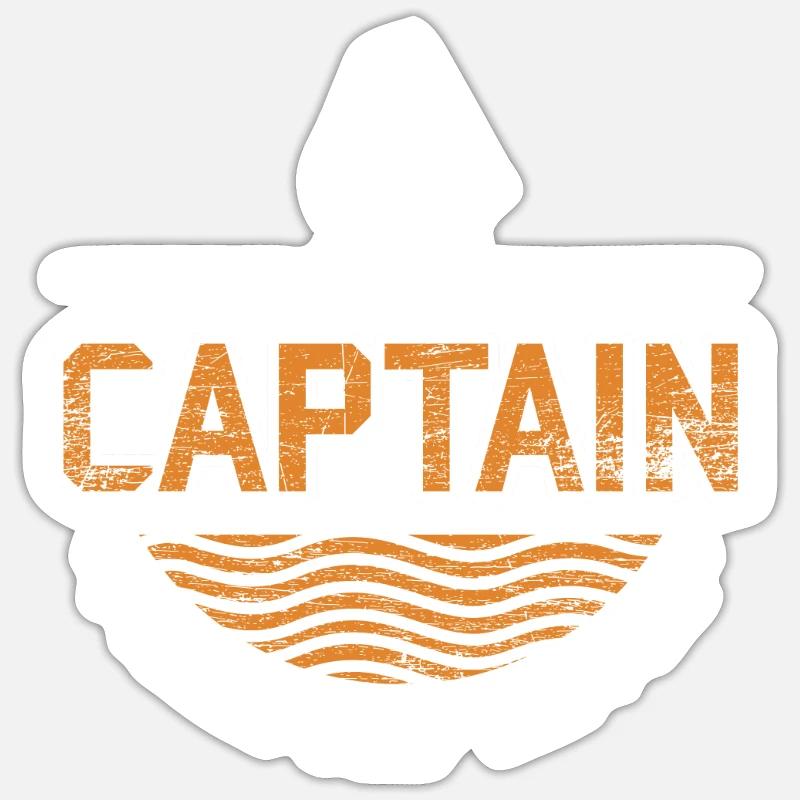 captain Sticker size S (10 x 10 cm)
