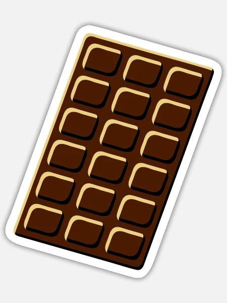 - Sticker size S (10 x 10 cm) - white matte