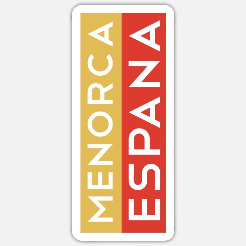 Menorca Souvenir T-Shirt Pullover Menorca Sticker Größe S (10 x 10 cm)