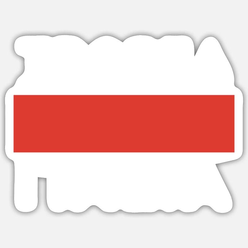 Souvenir traditionnel de Tropea - Sticker taille S (10 x 10 cm) - blanc mat