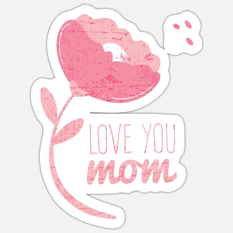 Muttertag Sticker Größe S (10 x 10 cm)