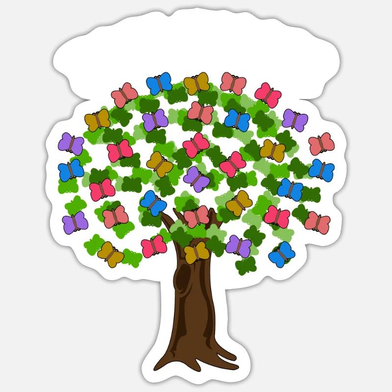 der Hugger - Sticker Größe S (10 x 10 cm) - Mattweiß