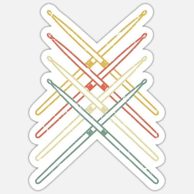 pilons - Sticker taille S (10 x 10 cm) - blanc mat