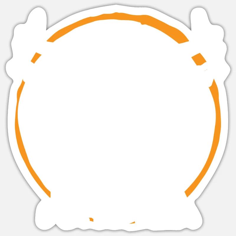 Drummer Drumsticks Sticker size S (10 x 10 cm)