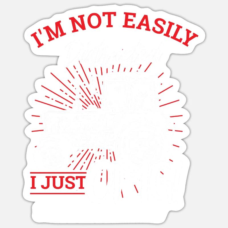 tractor - Sticker size S (10 x 10 cm) - white matte