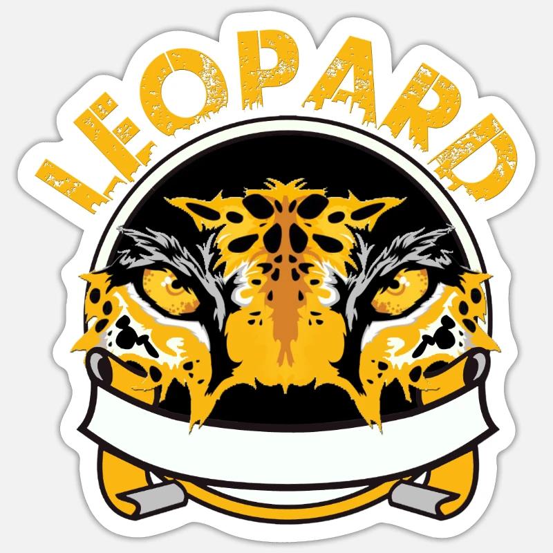 léopard Autocollant