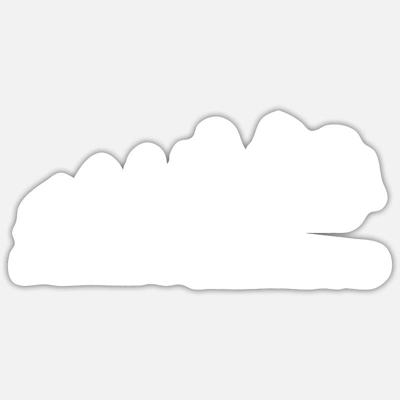 Evolution der Cheerleader, perfektes Geschenk Sticker Größe S (10 x 10 cm)