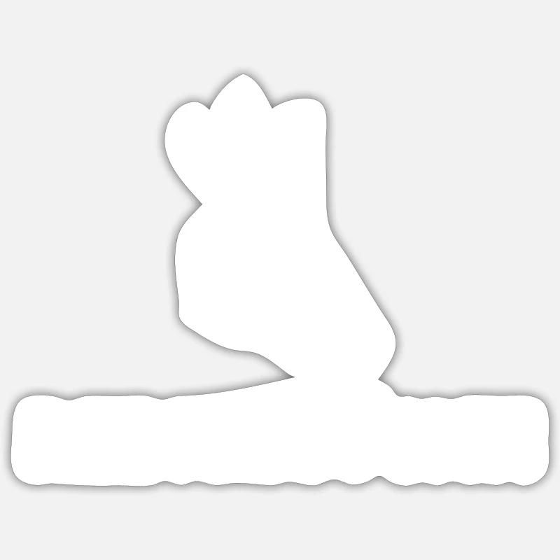 Regarde dedans, regardez-le, doigts de jeu Sticker taille S (10 x 10 cm)