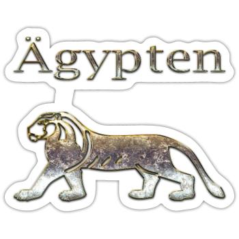 Ägypten 66 - Sticker Größe S (10 x 10 cm) - Mattweiß - Vorne