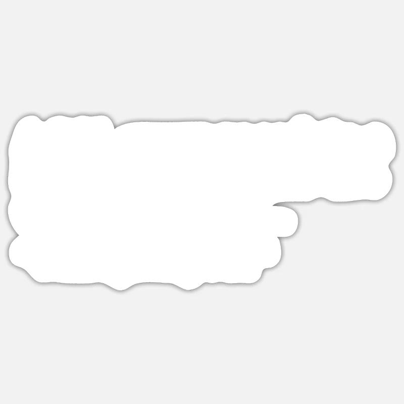 Blague de base de données SQL - Sticker taille S (10 x 10 cm) - blanc mat