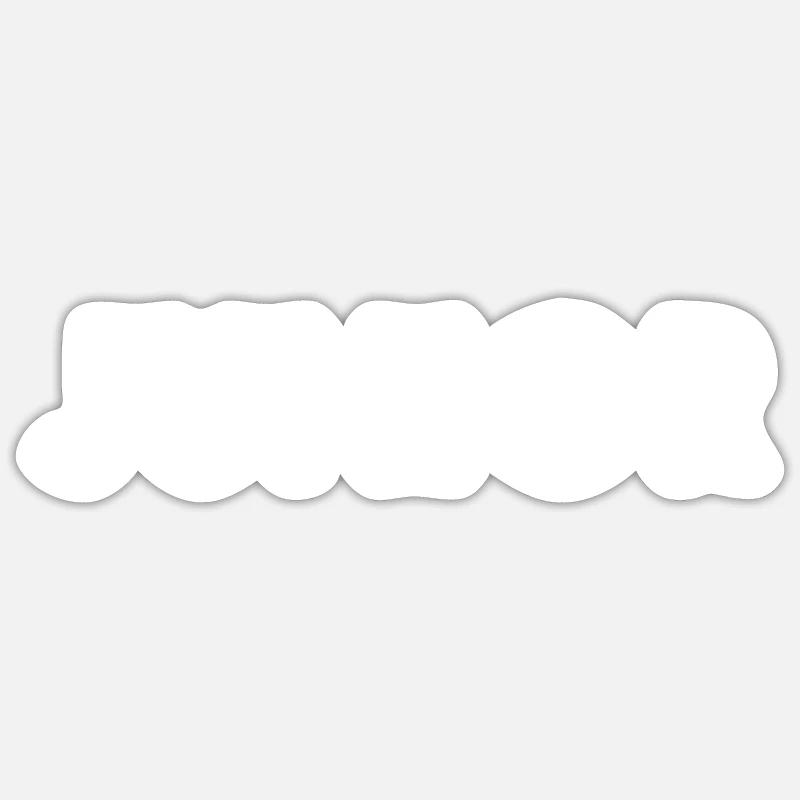 Junior - Sticker taille S (10 x 10 cm) - blanc mat