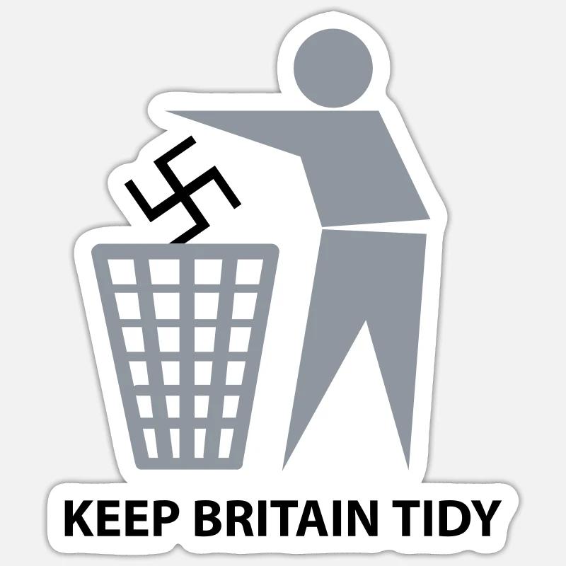 KEEP BRITAIN TIDY Sticker size S (10 x 10 cm)