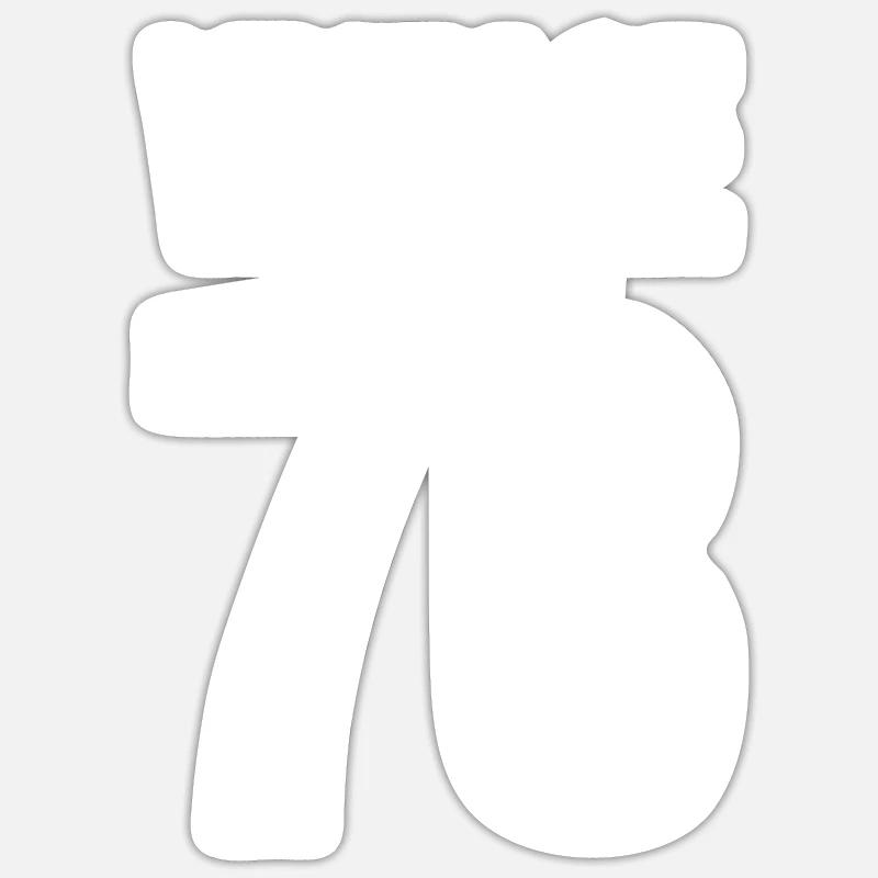 1978 - Sticker size S (10 x 10 cm) - white matte