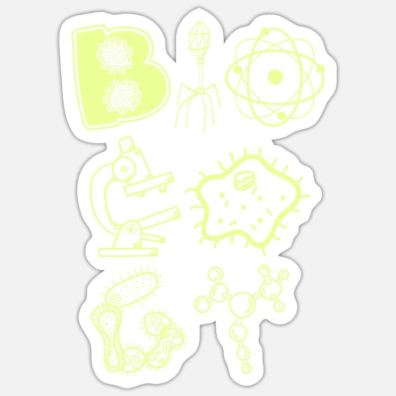 biologia Sticker formato S (10 x 10 cm)