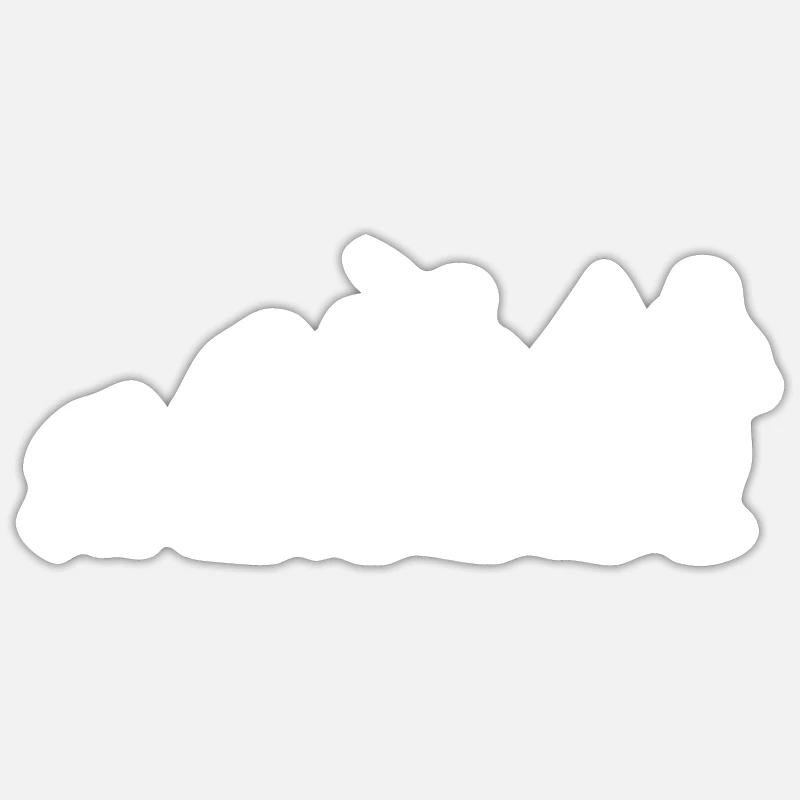 Evolution clarinet clarinetist - Sticker size S (10 x 10 cm) - white matte