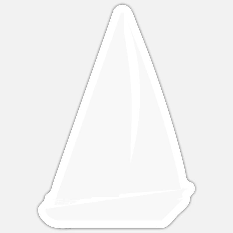 sailing ship - Sticker size S (10 x 10 cm) - white matte
