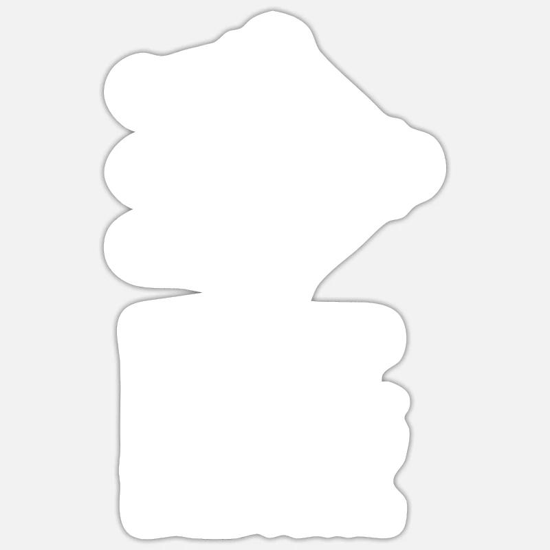 Machine Learning Neuronales Netz - Sticker Größe S (10 x 10 cm) - Mattweiß