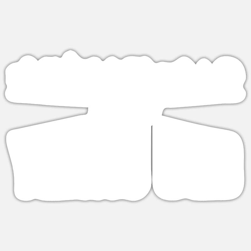 Math nerd - Sticker taille S (10 x 10 cm) - blanc mat