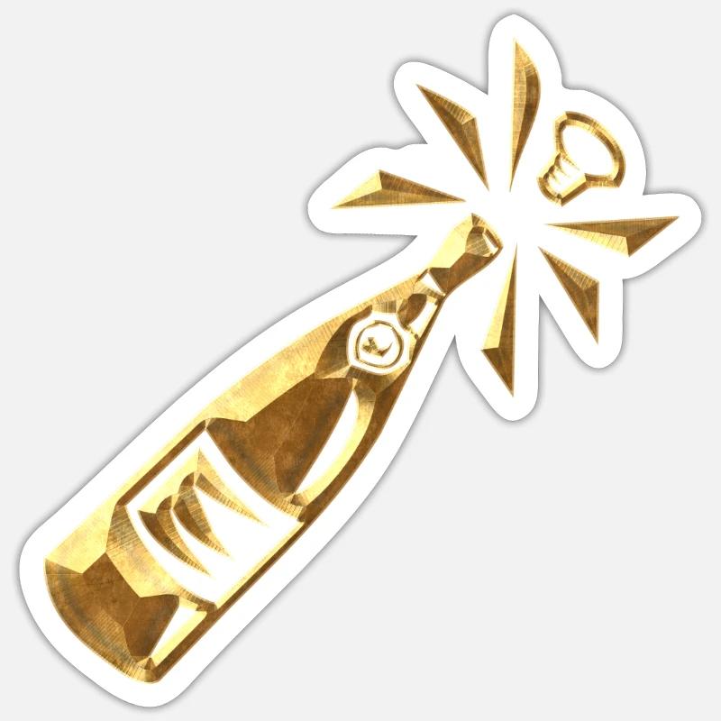 Flacon de - Sticker taille S (10 x 10 cm) - blanc mat