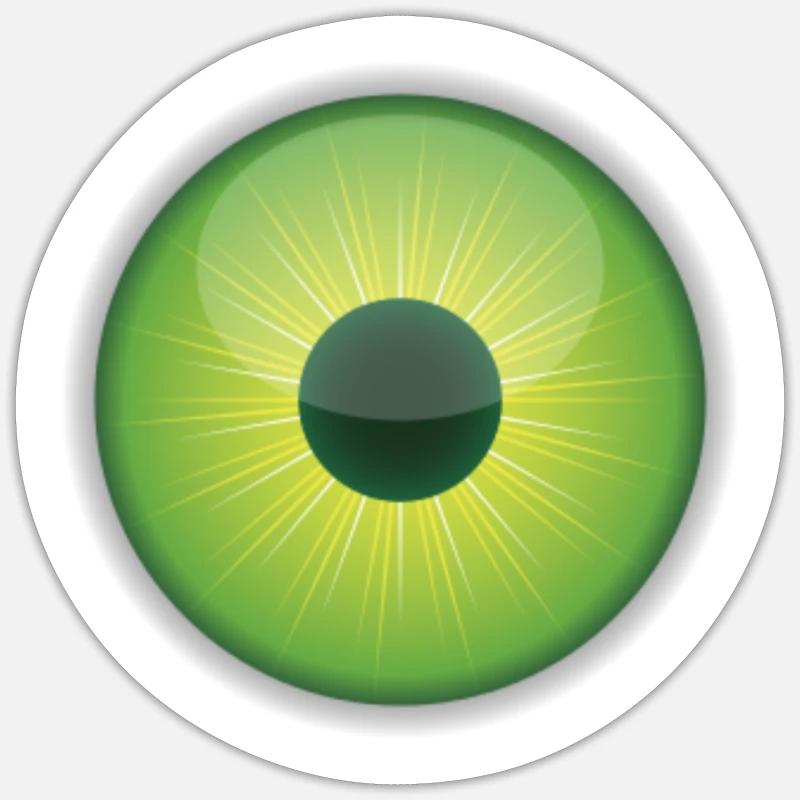 œil Sticker taille S (10 x 10 cm)
