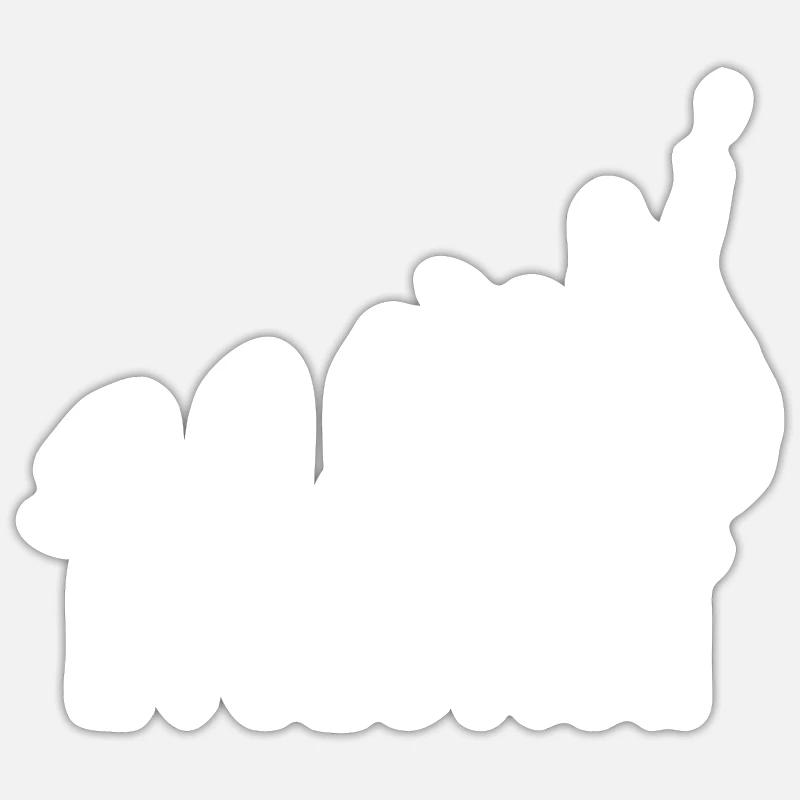 Sticker Größe S (10 x 10 cm) - 