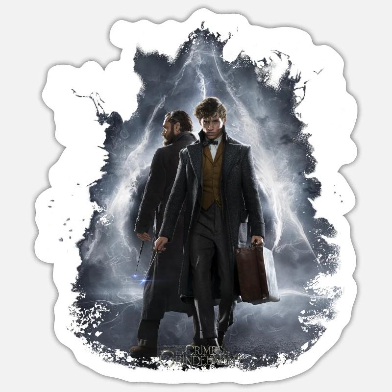 Fantastic Beasts Scamander and Dumbledore Sticker size S (10 x 10 cm)