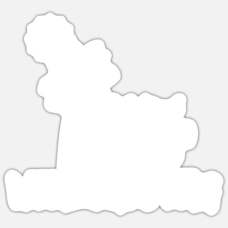 Windsurf Geschenke Surfing Windsurfen Windsurfer Sticker Größe S (10 x 10 cm)