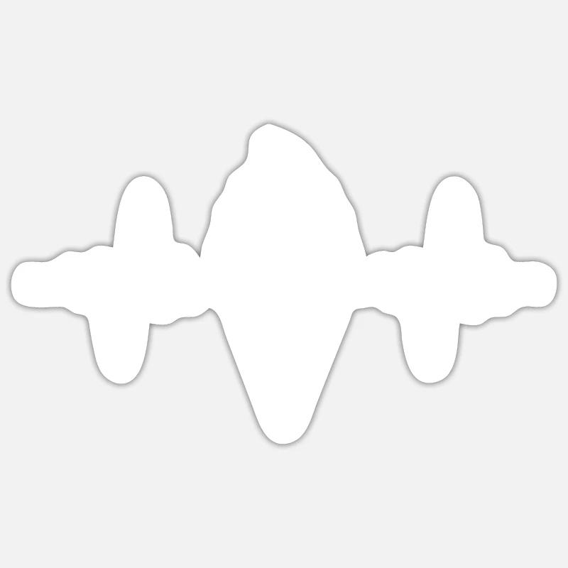 Softeis Eiskugel Herzlinie Eisliebhaber & Gastro Sticker Größe S (10 x 10 cm)