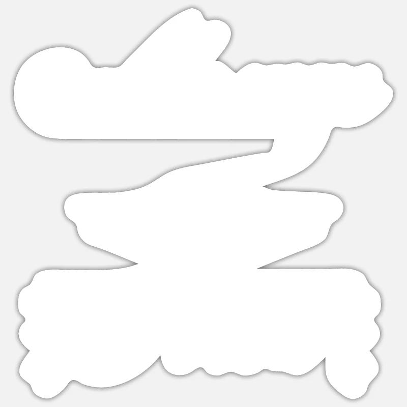 Sleeping job work Sticker size S (10 x 10 cm)