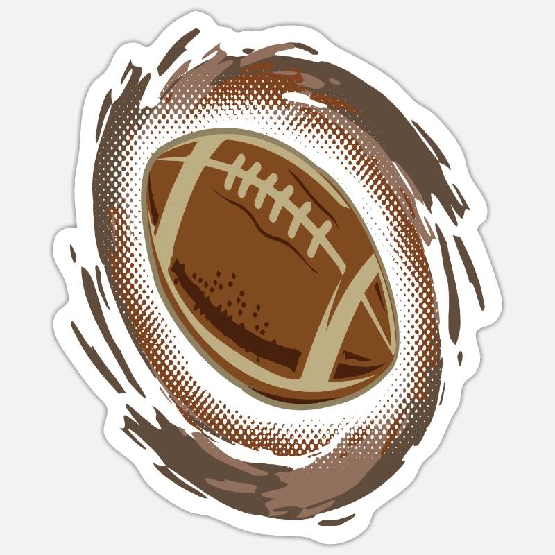Rugby Sticker size S (10 x 10 cm)