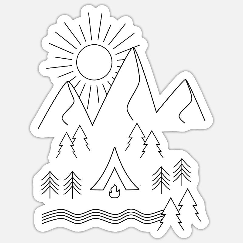 Sticker Größe S (10 x 10 cm) - 