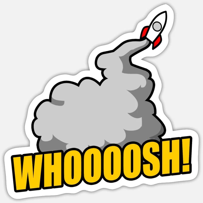 Rocket Space Space Mars Space Space Galaxy Sticker size S (10 x 10 cm)