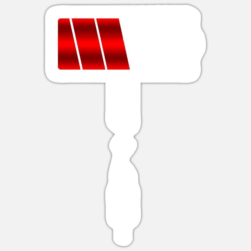 La batterie est chargée avec un câble USB, en blanc Sticker taille S (10 x 10 cm)