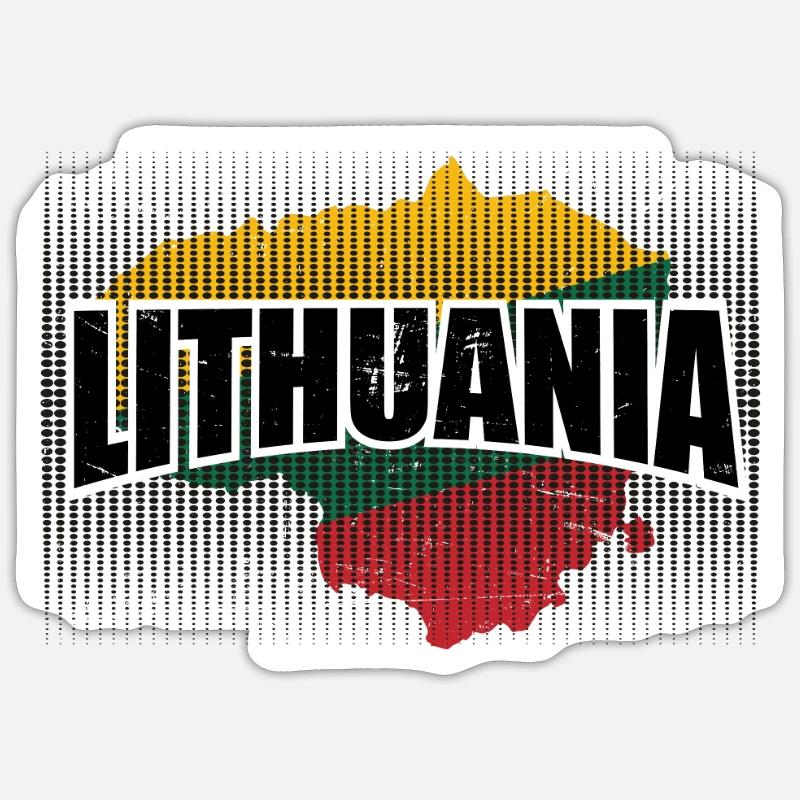 Lithuania EU Sticker size S (10 x 10 cm)