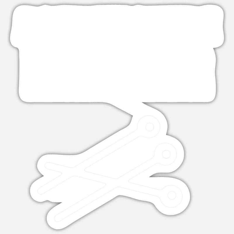 Acupuncture Master - Sticker size S (10 x 10 cm) - white matte