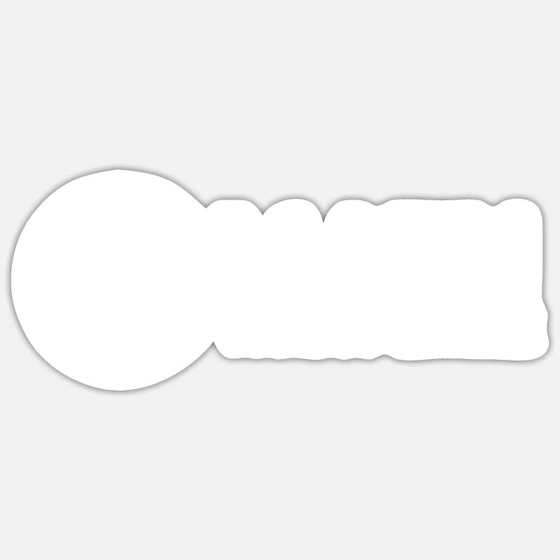 Maths Chuchotements - Sticker taille S (10 x 10 cm) - blanc mat