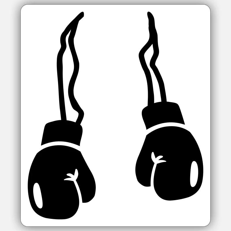 Boxe Sticker taille S (10 x 10 cm)