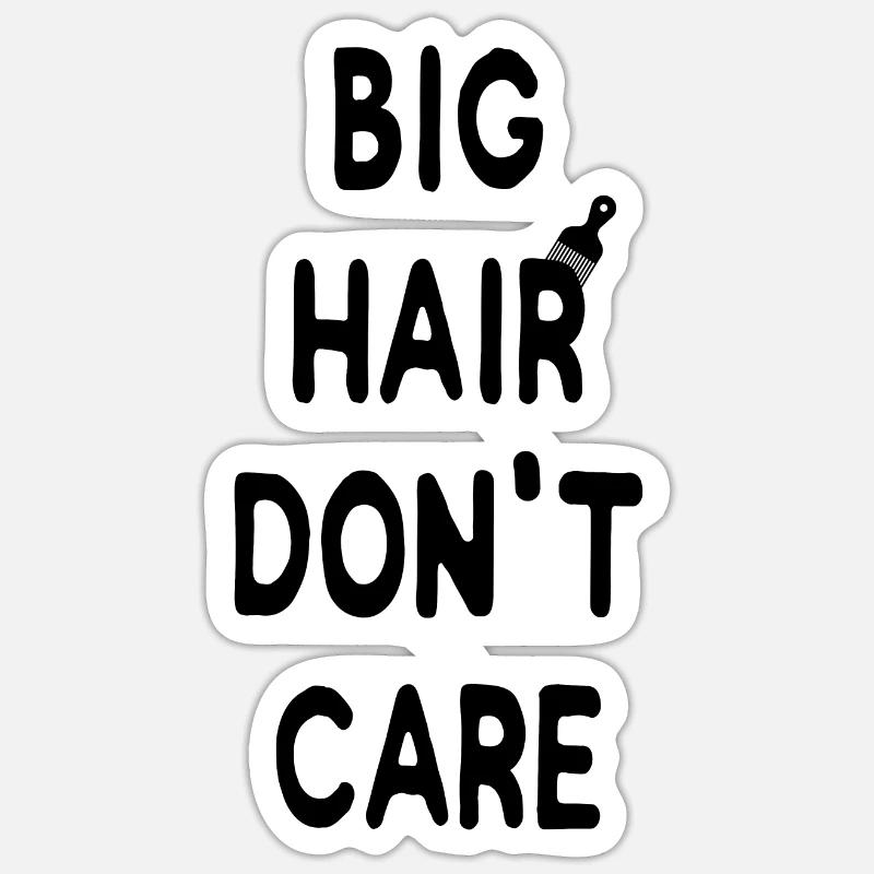 Afro - Sticker taille S (10 x 10 cm) - blanc mat