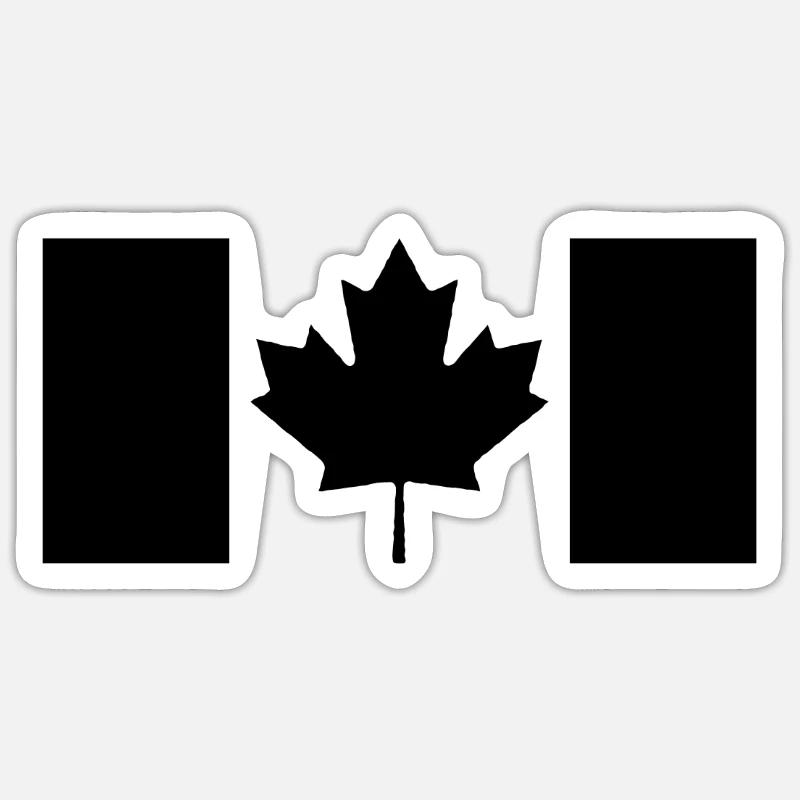 Maple Leaf Maple Flag Canada Drapeau Sticker taille S (10 x 10 cm)