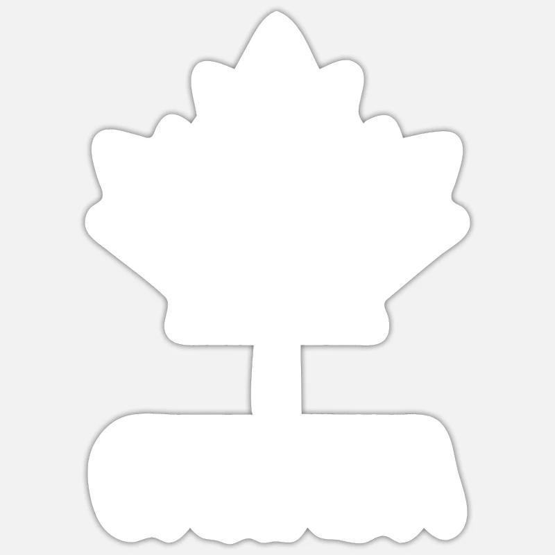 Maple Maple Leaf Canada Canada Sticker taille S (10 x 10 cm)