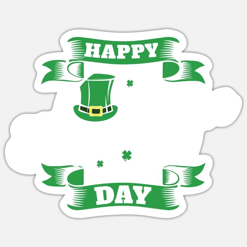 Saint Patrick Sticker taille S (10 x 10 cm)