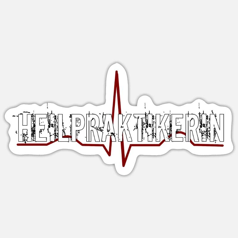 naturopath - Sticker size S (10 x 10 cm) - white matte