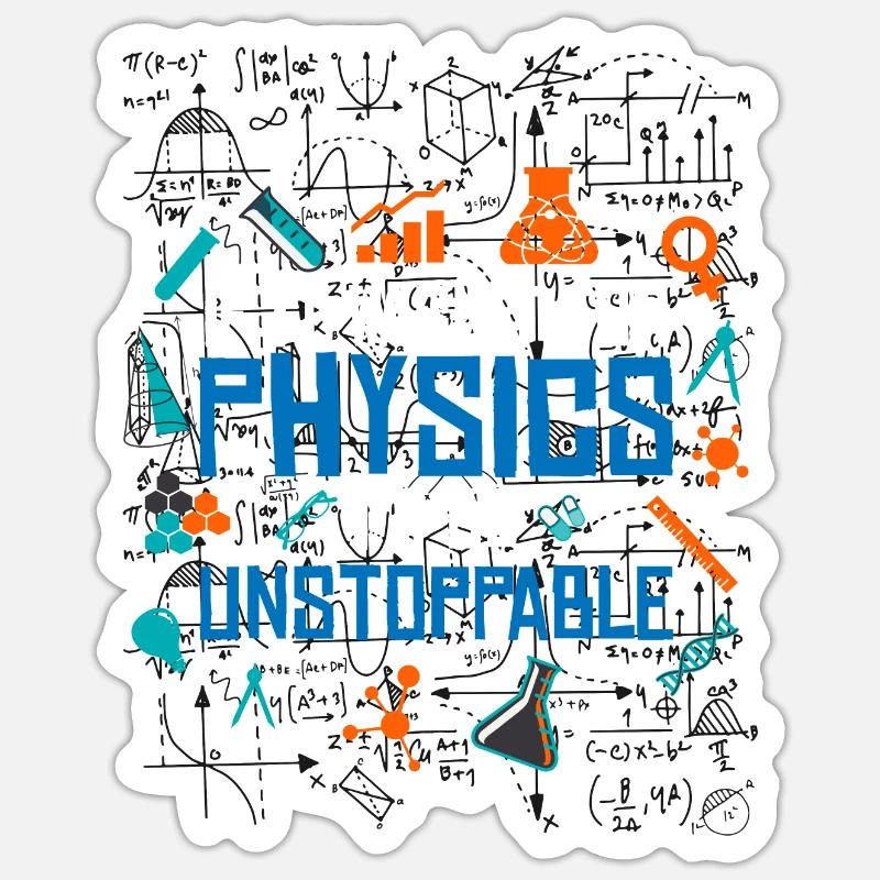 physics Sticker size S (10 x 10 cm)