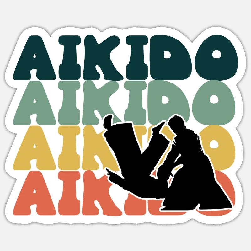 Aikido Sticker størrelse S (10 x 10 cm)