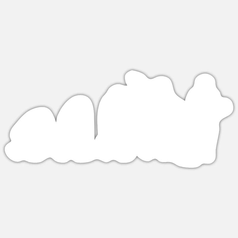 Klempner Evolution - Sticker Größe S (10 x 10 cm) - Mattweiß
