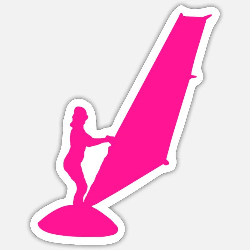 Windsurfferin Windsurf Sticker taille S (10 x 10 cm)