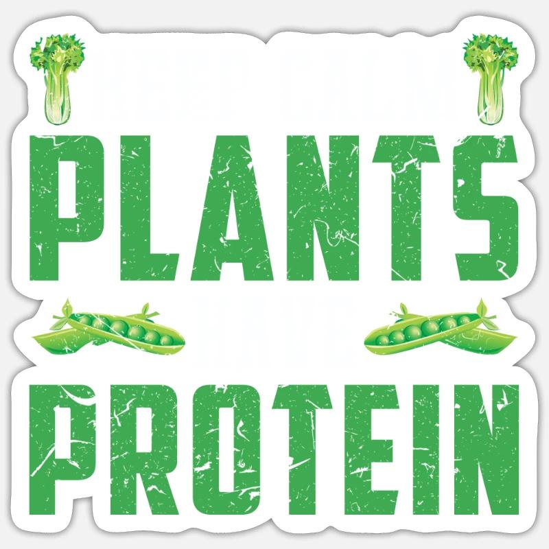 Vegetarian Balanced diet Sticker size S (10 x 10 cm)